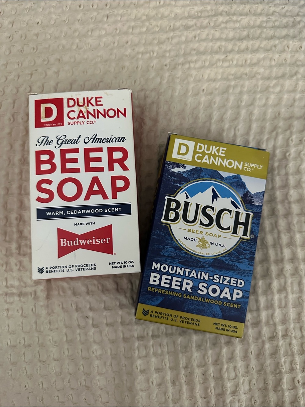 Duke Cannon Beer Soap 2pk